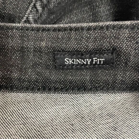 NWT Judy Blue Destroyed Button-Fly Skinny Jeans Black Wash Denim Size 14W NEW - Picture 12 of 15